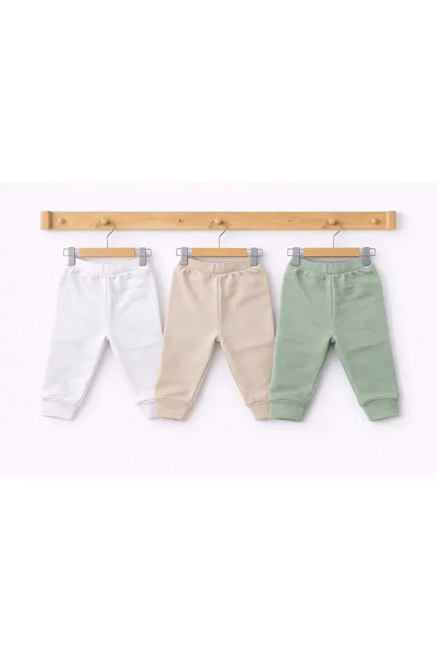 Детские брюки из органического хлопка без рукавов Basics Can Baby, Ecru