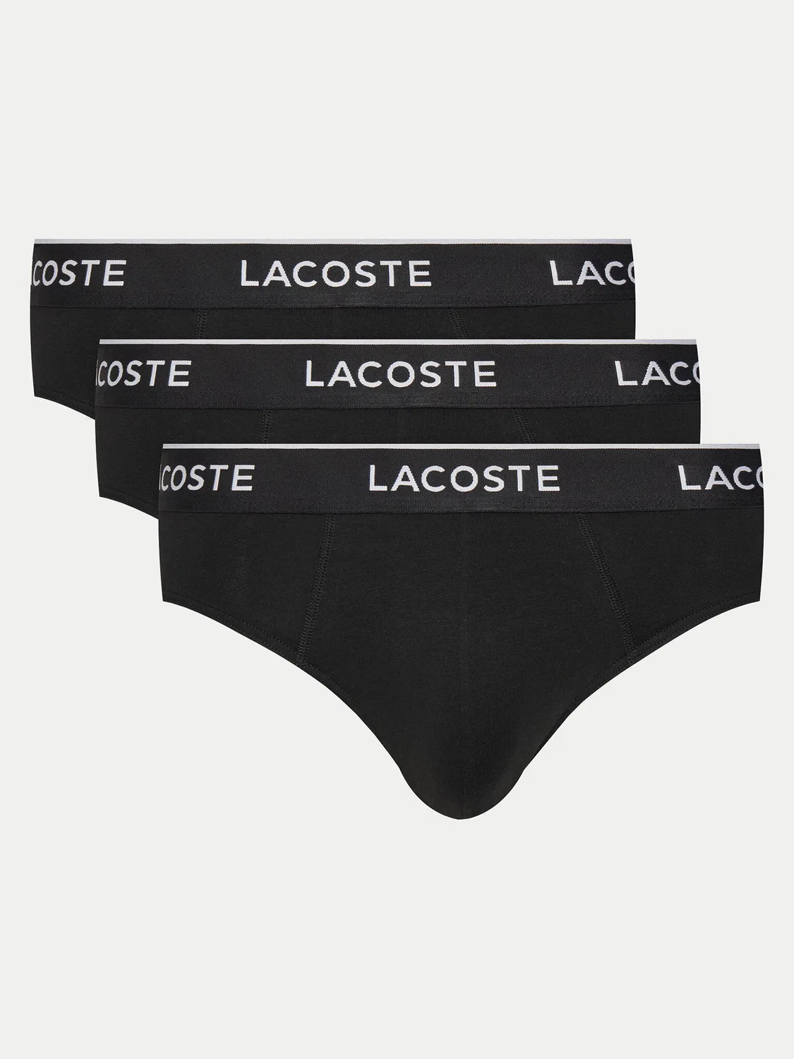 Мужской комплект трусов-слипов Lacoste, черный