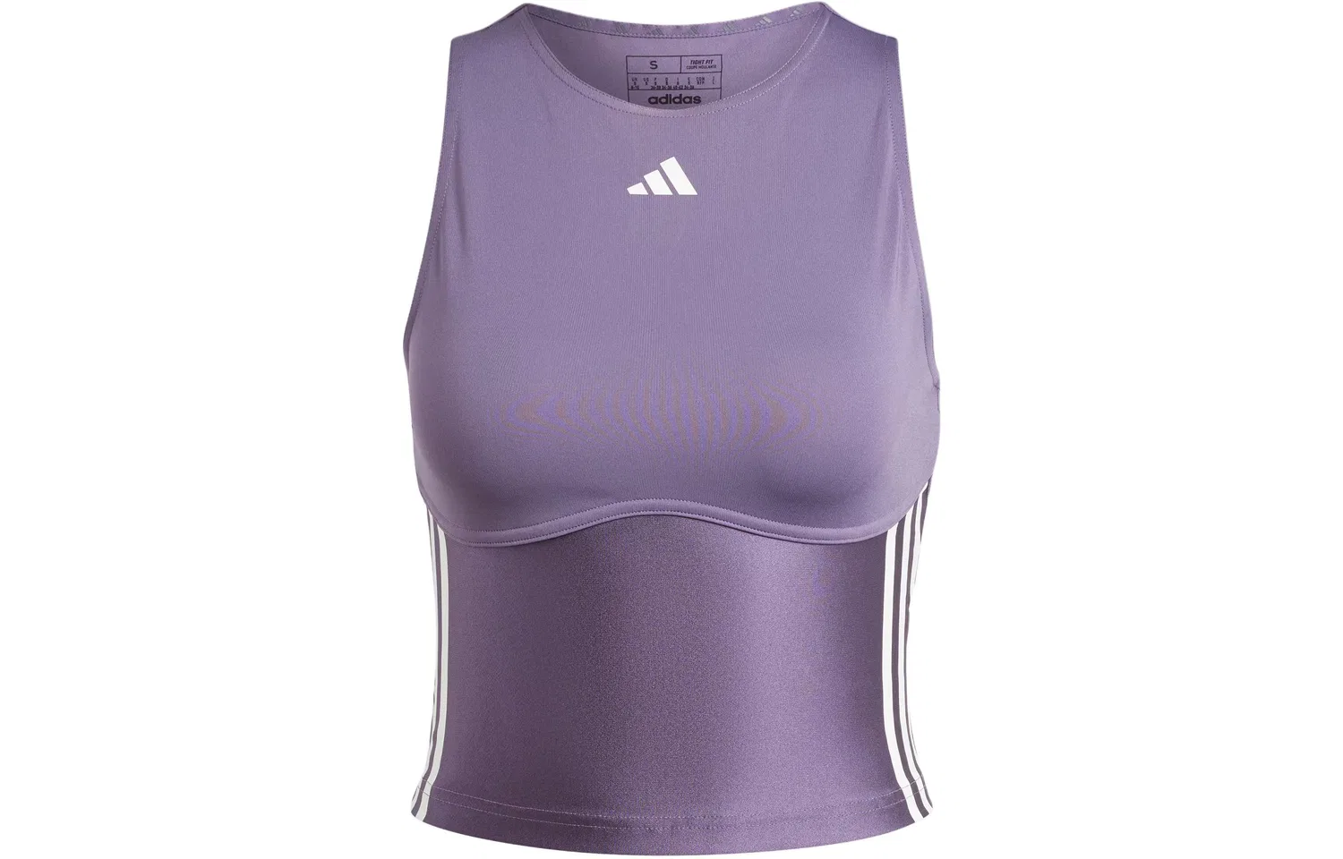 Женский топ без рукавов модели Tank Top Adidas, Dark Gray Violet