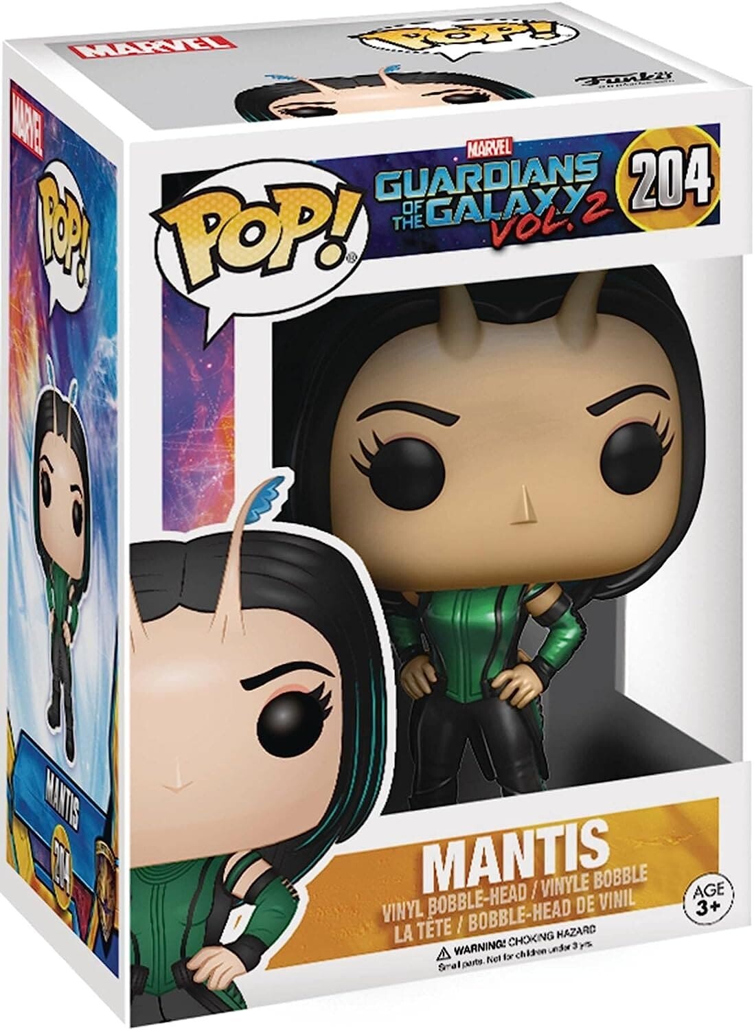 

Виниловая фигурка Funko POP! Богомол Мантис из фильма Марвел Стражи Галактики Часть 2 (в прозрачном боксе)