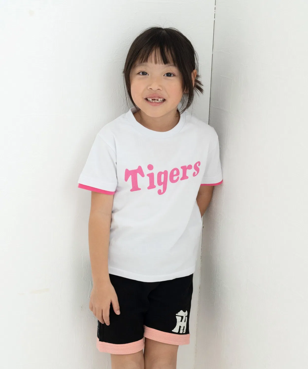 Детская футболка с принтом Tigers Back Number babybaby, Yellow/Black