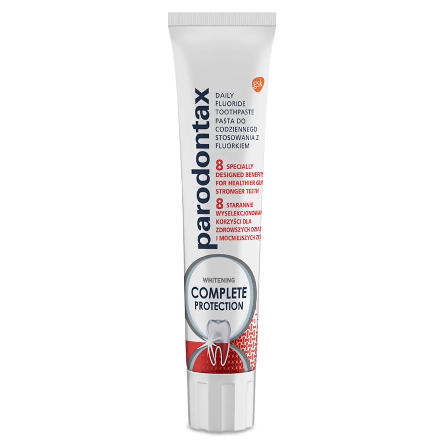 

Parodontax Complete Protection Whitening отбеливающая зубная паста, 75 мл