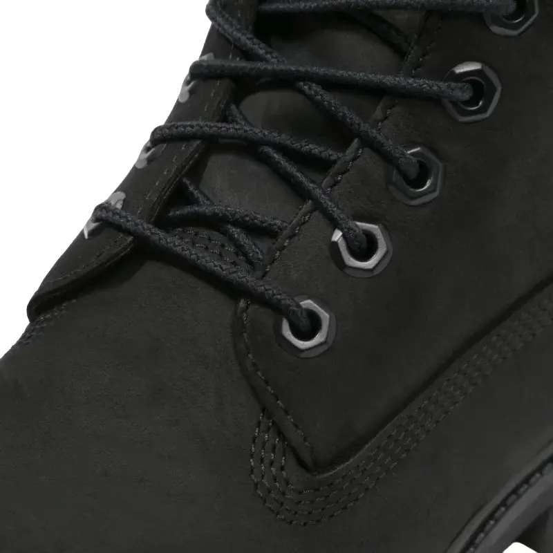 Ботинки мужские Timberland 6 Premium высокие со шнуровкой, черный — фото 4