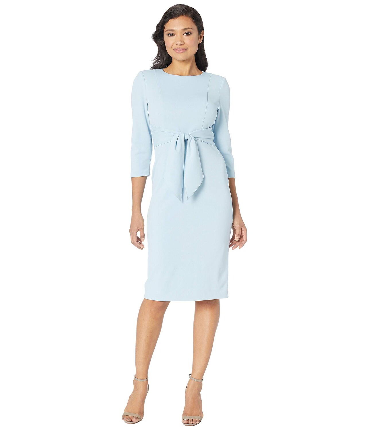 

Платье Adrianna Papell, Knit Crepe Tie Waist Sheath Dress