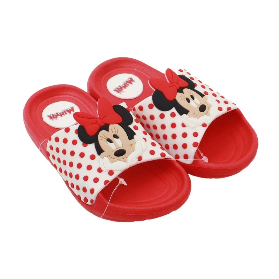 Детские тапочки с 3D-графикой Minnie Mouse Disney, Красный