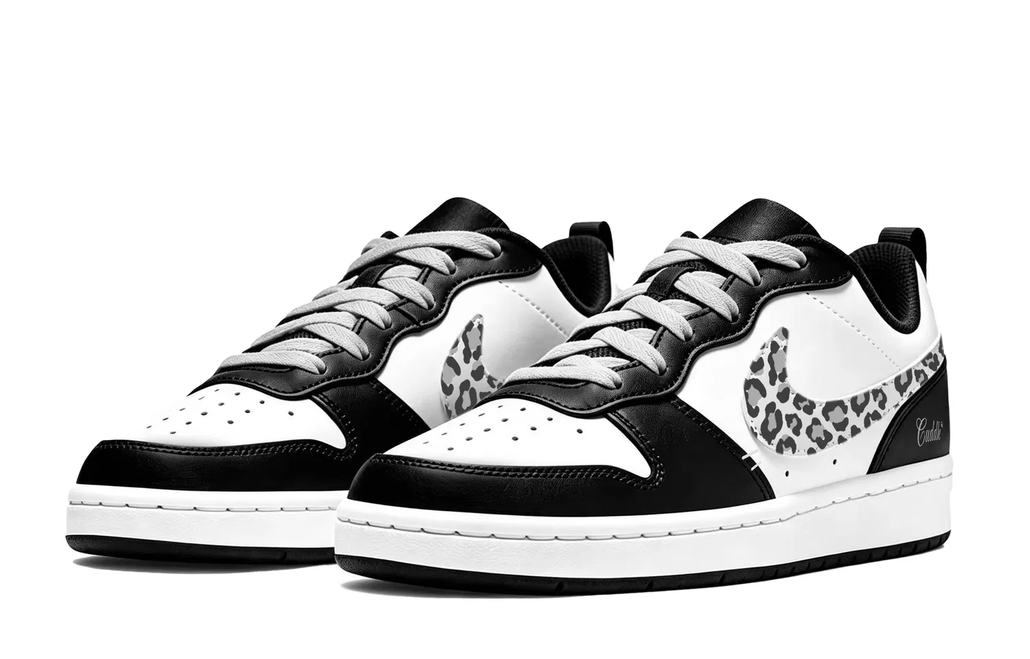 Детские кроссовки для скейтбординга Nike Court Borough, Light Gray — фото 4