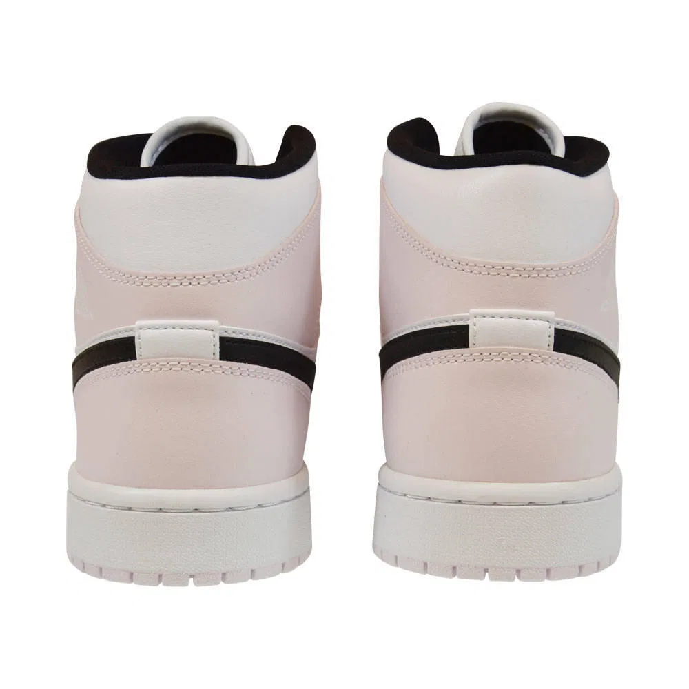 Детские кроссовки с ретро-дизайном Air Jordan 1 Mid, Jordan, Цвет Weiss Schwarz — фото 4
