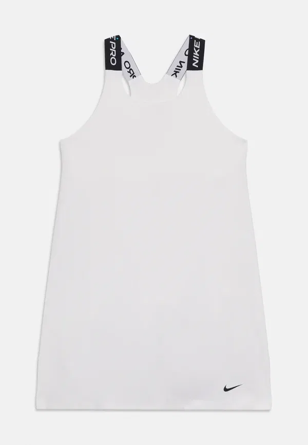 Платье спортивное Pro dry fit dress unisex, Nike Performance, White/Black, белый/черный — фото 4