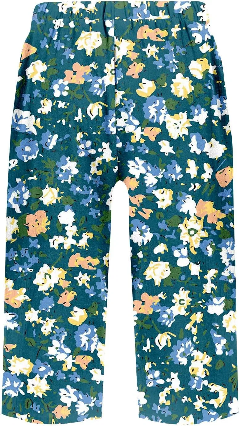Шорты бермуды женские, хлопок лен, свободный крой, Oi340-turquoise — фото 4