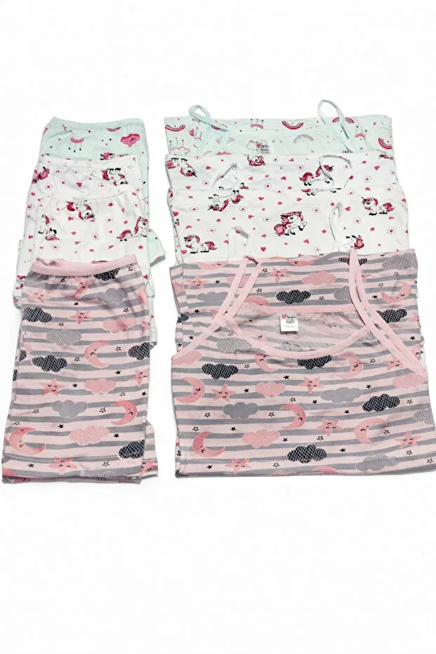 Детский комплект нижнего белья для девочек хлопковый Süsen Lingerie, Patterned Trio — фото 3