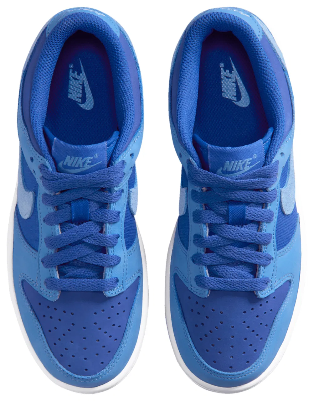 Кроссовки для мальчиков Dunk Low SE 3 Nike, цвет Game Royal/University Blue/White — фото 4