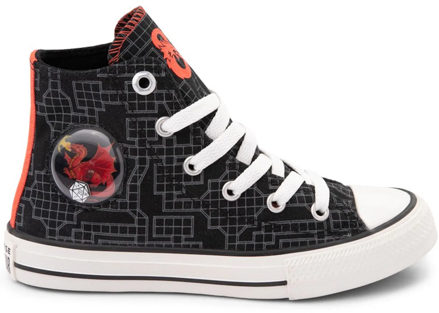 Детские кеды Converse с принтом Converse Chuck Taylor All Star Hi, Black/White/Red