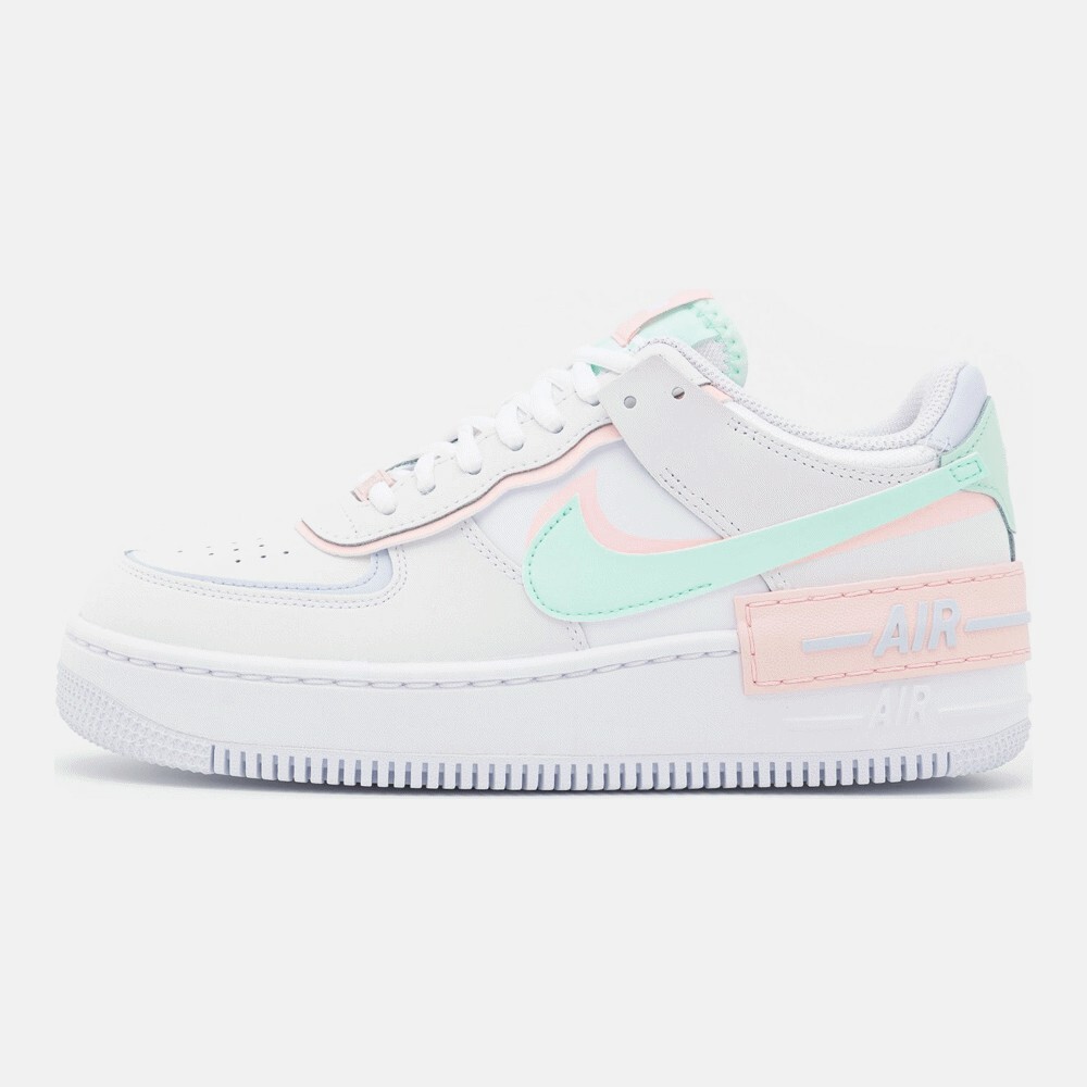 

Кроссовки Nike Sportswear W Af1 Shadow, white/atmosphere/mint foam/football grey/white, Белый, Кроссовки Nike Sportswear W Af1 Shadow, white/atmosphere/mint foam/football grey/white