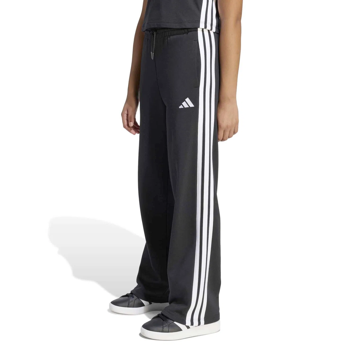 Детские штаны Adidas Sport Jg 3S Ft Oh Pt, Schwarz — фото 2