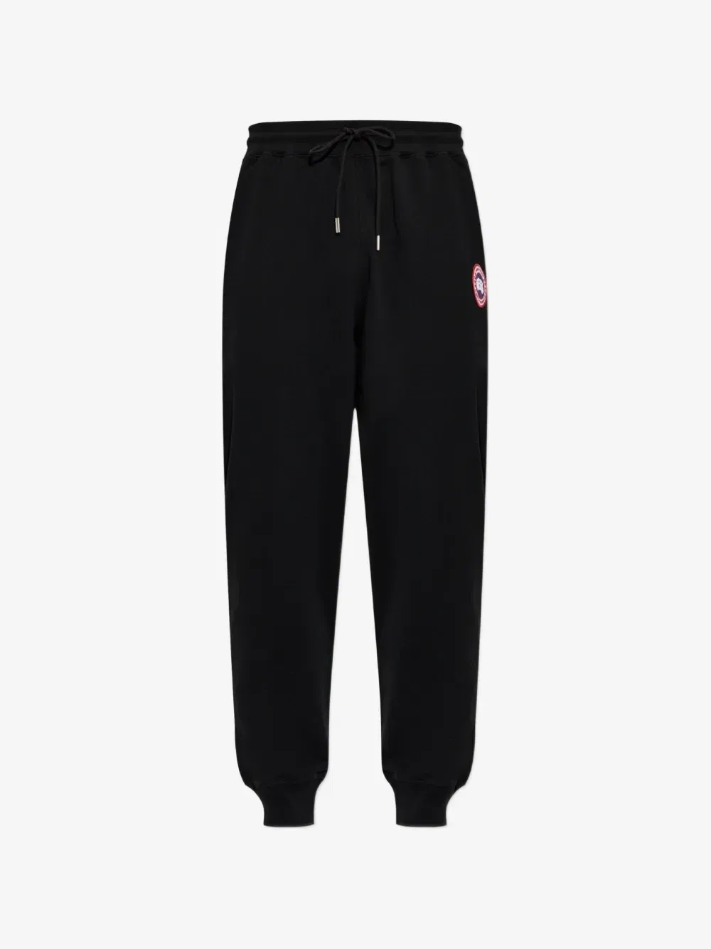 Спортивные штаны Canada Goose Loon с нашивкой-логотипом и кулиской из хлопка, черный