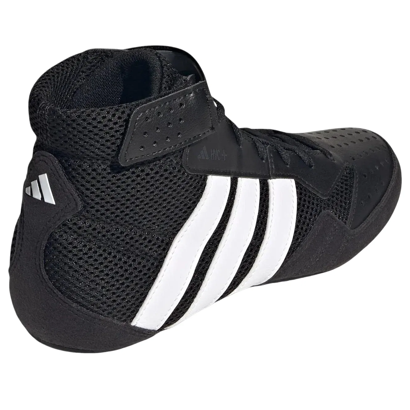 Детские кроссовки с кожаным верхом HVC K 'Core Black Cloud White Carbon' adidas, Core Black/Cloud White/Carbon — фото 3