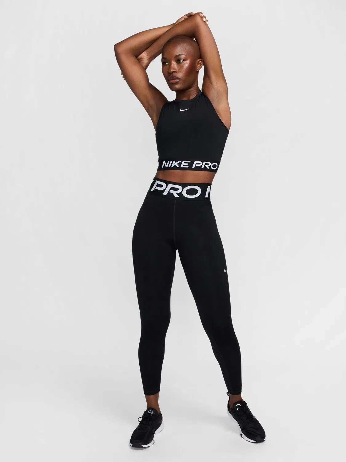 Леггинсы Nike Pro Sculpt, черные — фото 4