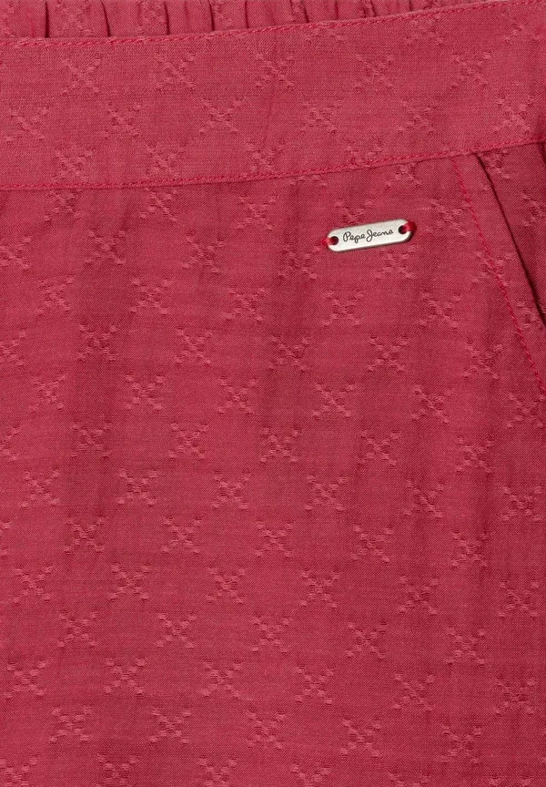 Брюки с эластичным поясом honour pants Pepe Jeans, Currant Red, красный — фото 4