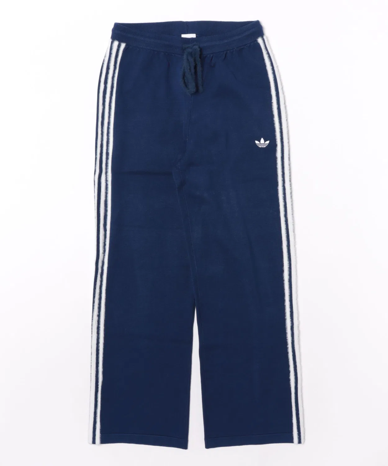 Женские спортивные штаны прямого кроя с логотипом Adidas Firebird Trackpant, Darkblue/White