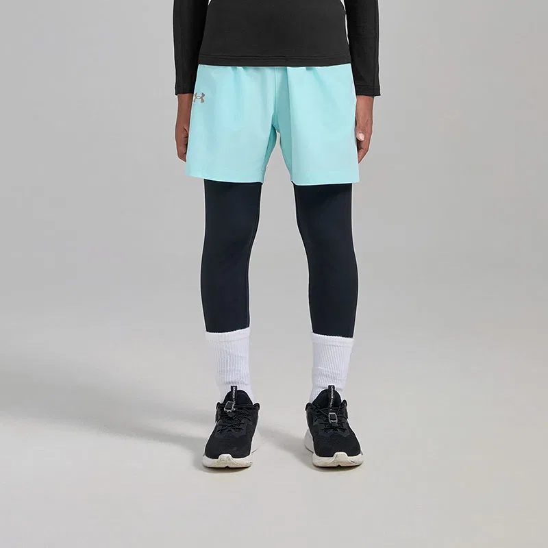 Детские леггинсы с длинным рукавом Light Blue Under Armour — фото 4
