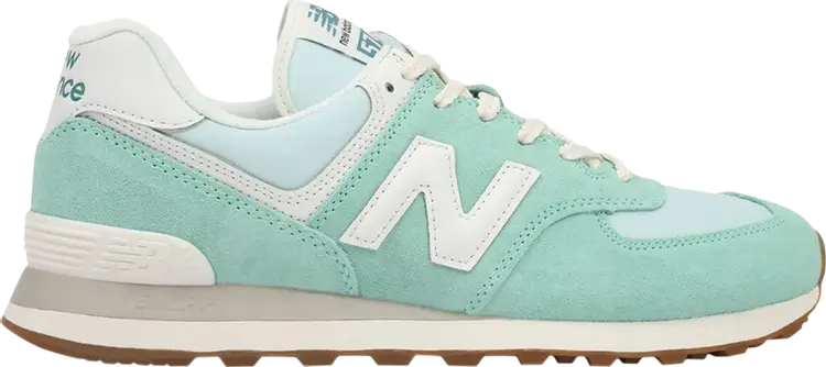 

Кроссовки New Balance 574 'Green White Gum', зеленый
