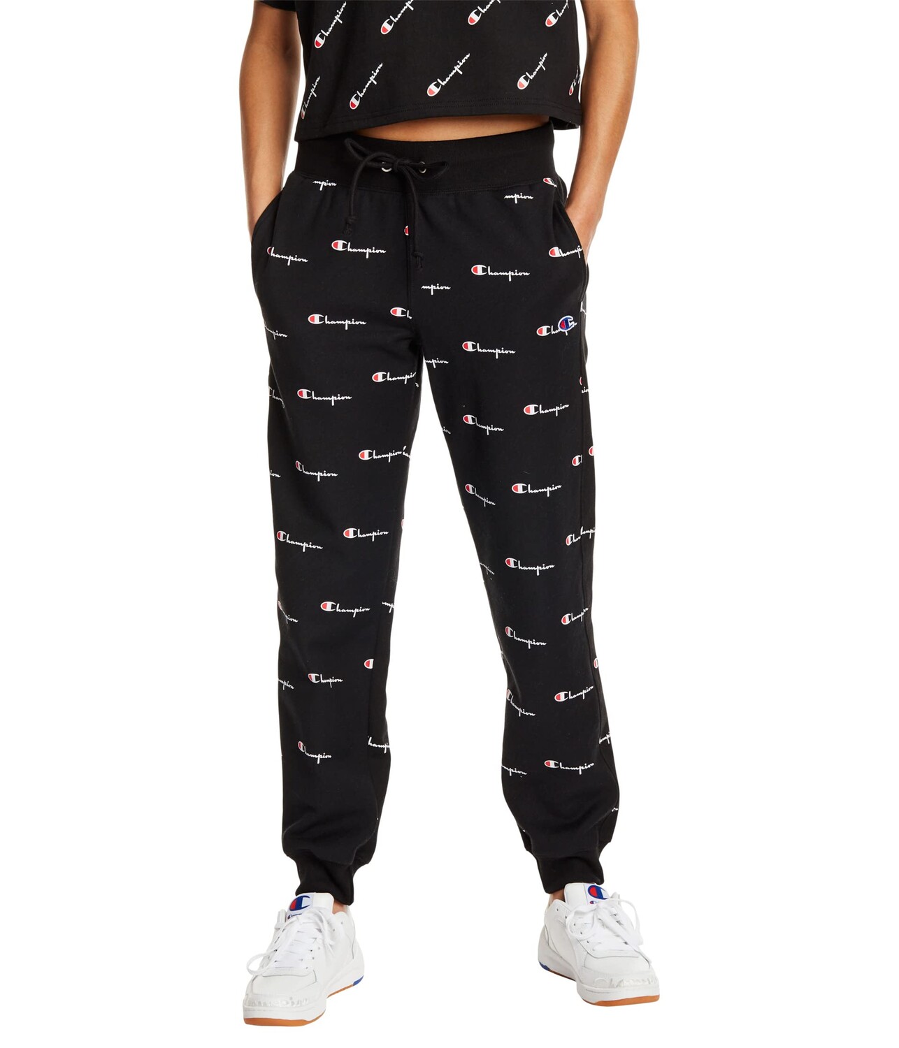 

Брюки Champion LIFE, Reverse Weave Joggers All Over Print, Черный, Брюки Champion LIFE, Reverse Weave Joggers All Over Print