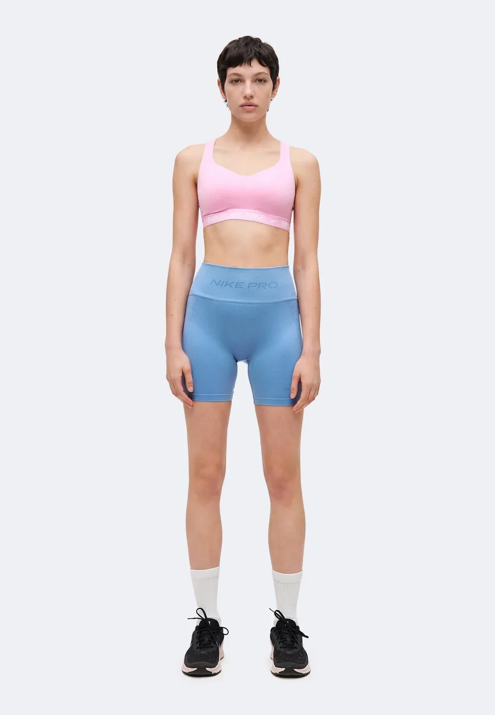 Короткие леггинсы Nike Performance, Work Blue — фото 2