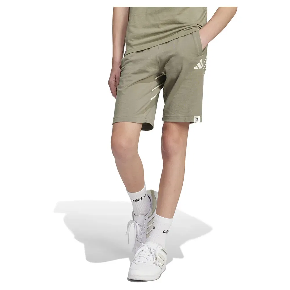 Детские шорты с принтом Jude Bellingham Culturewear Adidas, Green