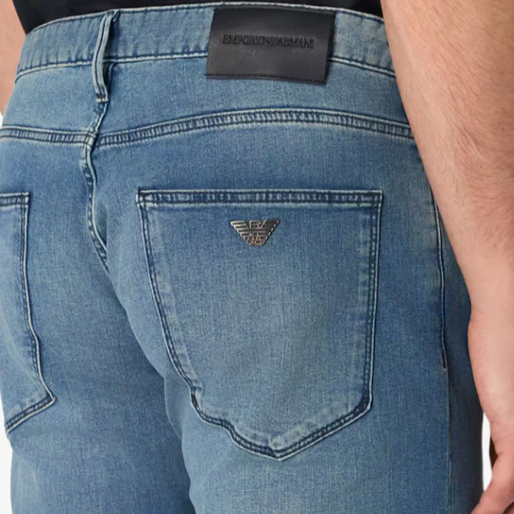 Мужские джинсы Emporio Armani JO6, Blue — фото 4