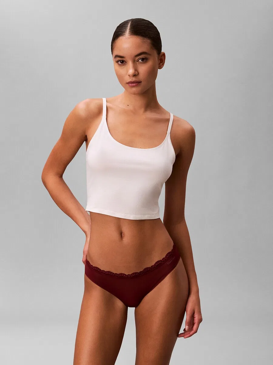 Трусики Calvin Klein темно-коричневого цвета — фото 2