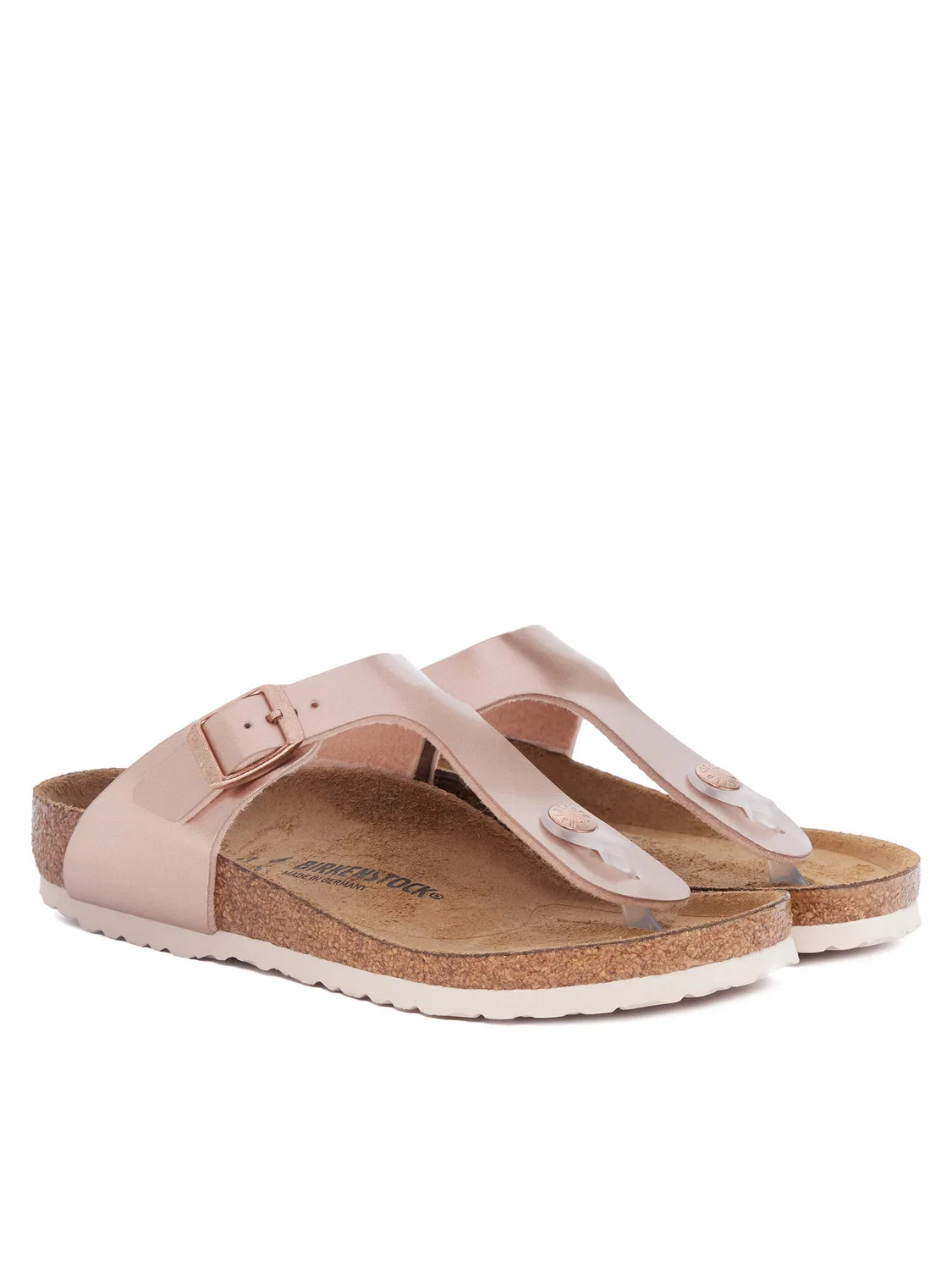 Вьетнамки для девочки Gizeh Birkenstock, розовое золото — фото 2