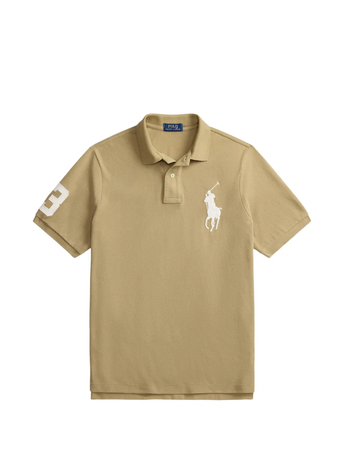 Сетчатая рубашка поло Big Pony Polo Ralph Lauren, коричневый