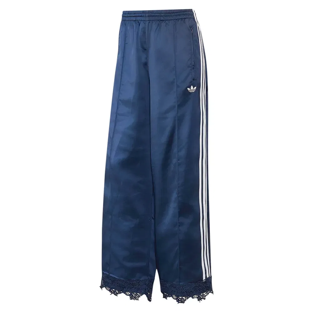 Брюки спортивные Satin Lace Firebird Track Loose Adidas Originals, синий — фото 3