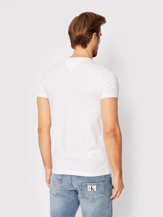 Футболка slim fit Core Stretch Tommy Hilfiger, белый — фото 2