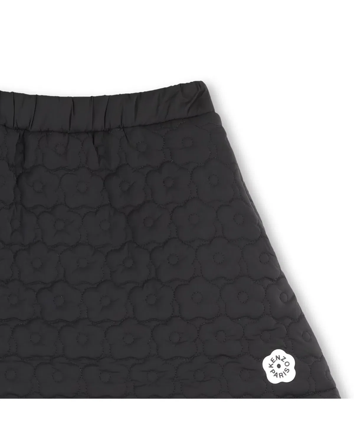 Детская юбка для девочек стеганая Kenzo Kids, Negro — фото 2