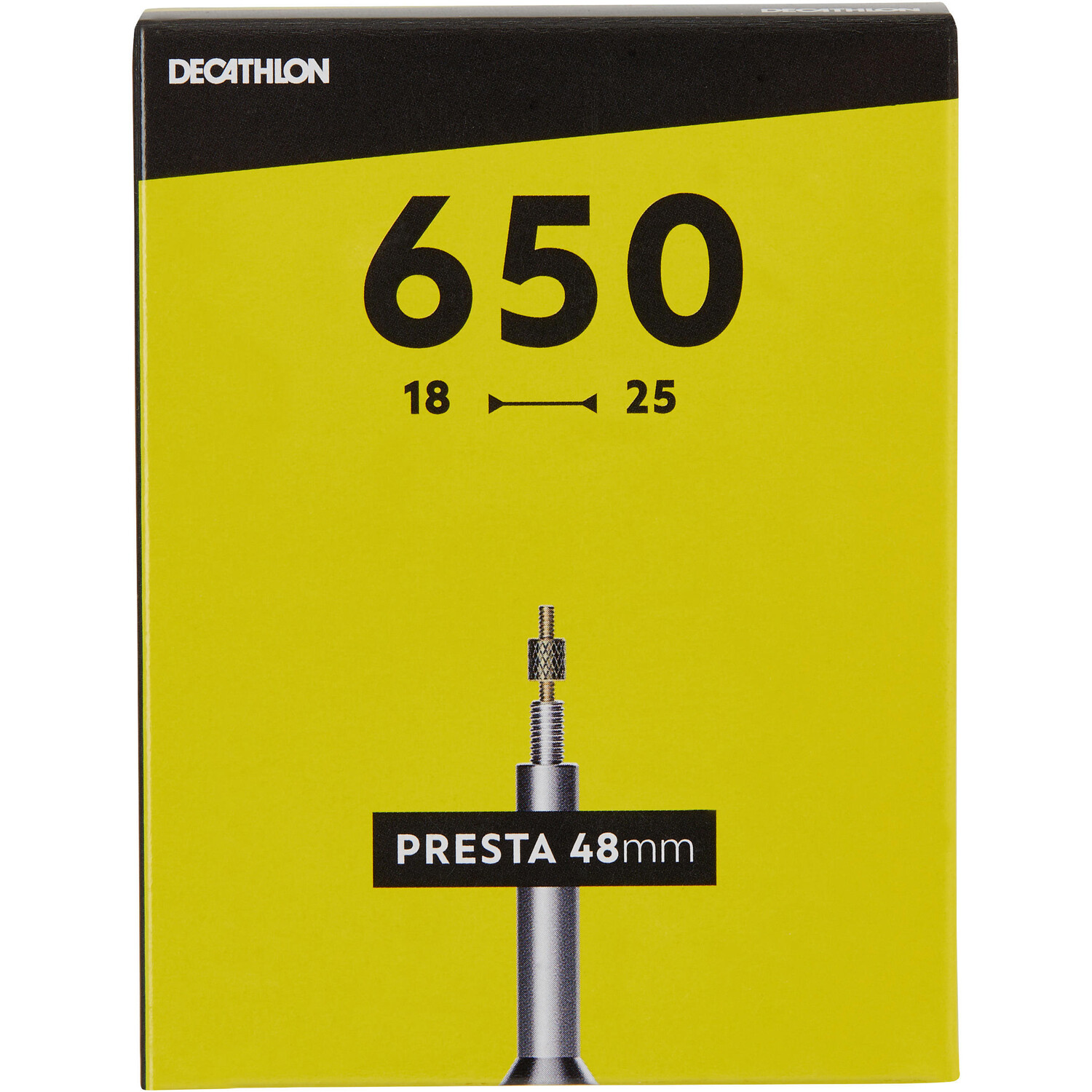 

Камера 650x18/25 мм с клапаном 48 мм PRESTA Decathlon