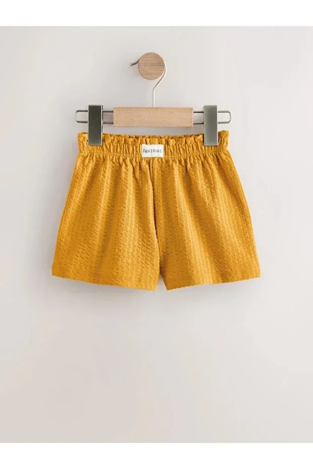 Детские шорты для девочек хлопковые комплект 4 шт Next Baby, Multicolor — фото 4