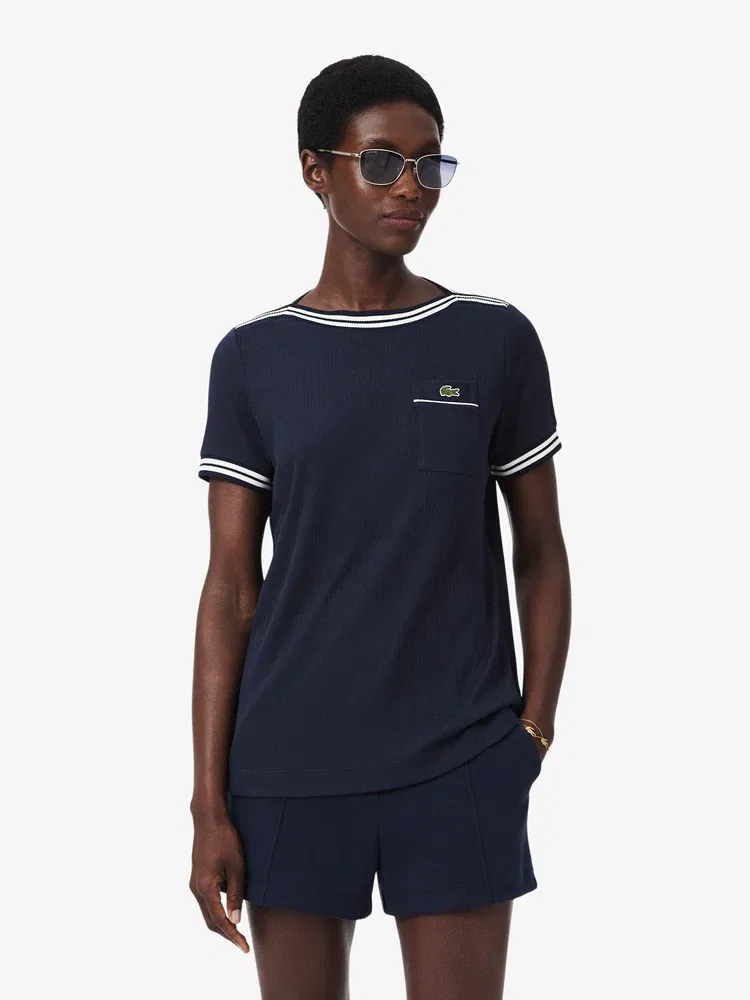 Футболка LACOSTE Navy с коротким рукавом