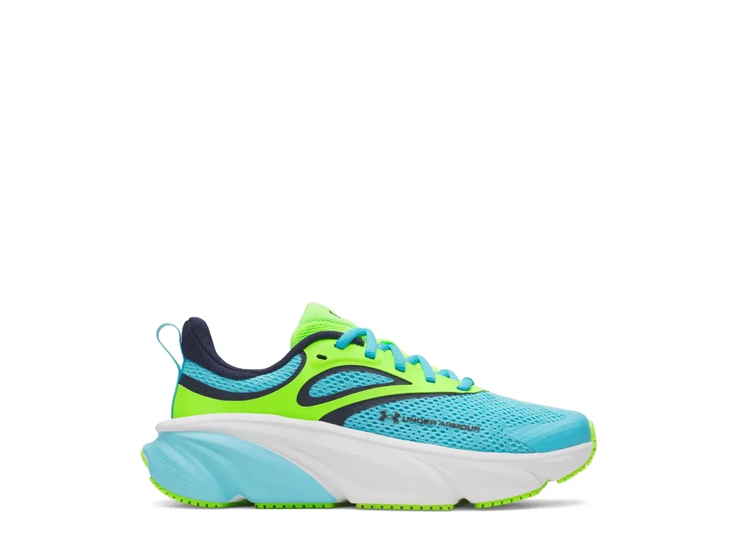 Кроссовки детские Rogue 6 Under Armour, сине-зеленые