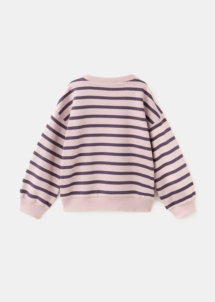 Детский свитер MANGO KIDS розового цвета — фото 2