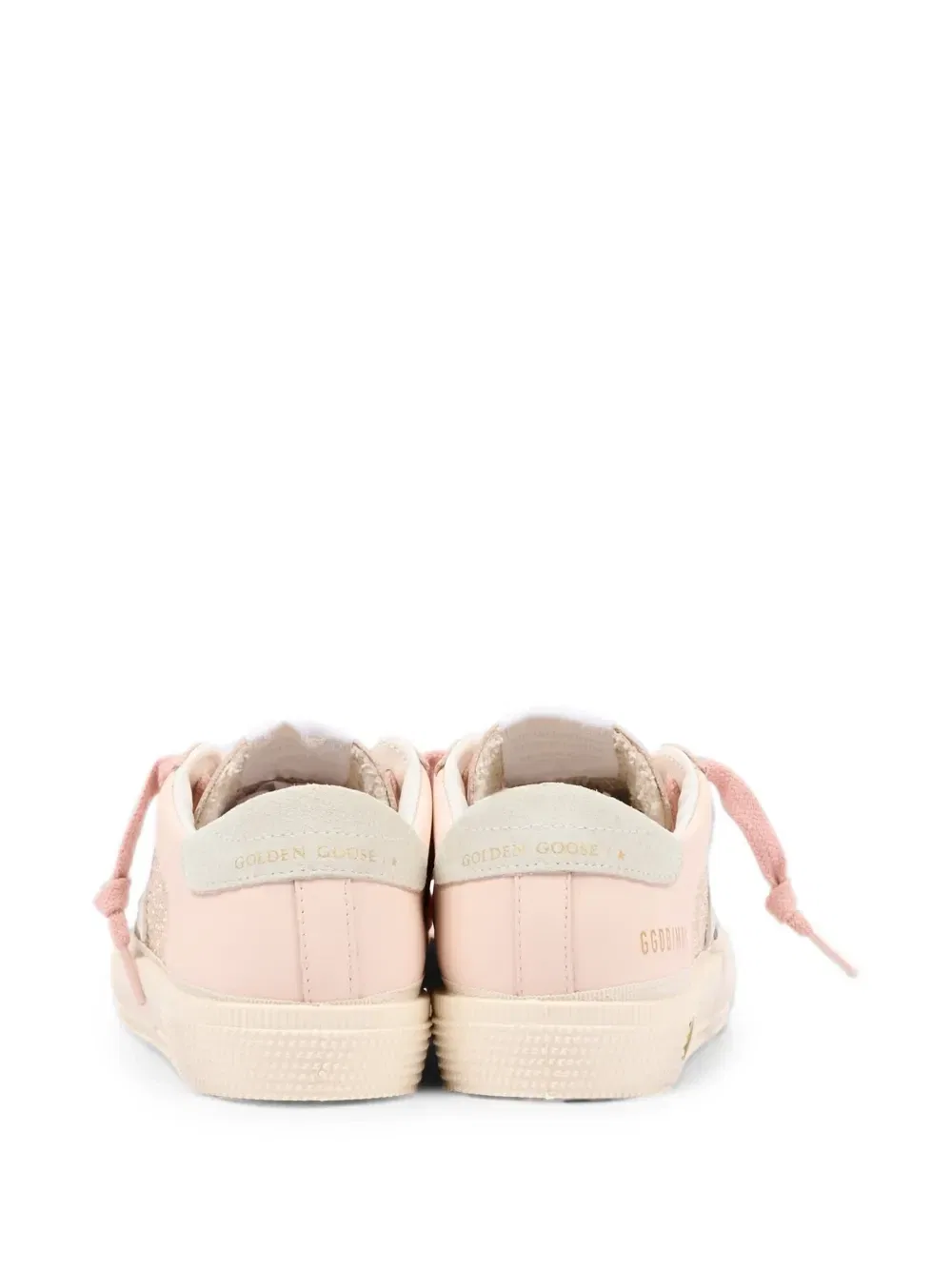 Кроссовки May с блестящими деталями Golden Goose Kids, розовый — фото 3