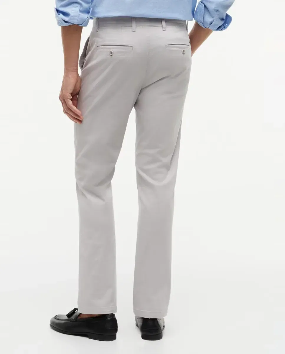 Мужские классические брюки чинос с зауженным кроем Denton Tommy Hilfiger, Gris — фото 3