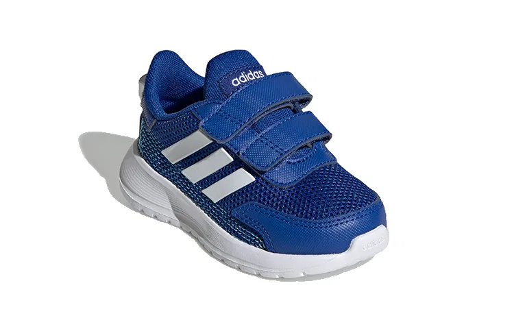 Детские кроссовки для малышей с дышащим верхом Tensaur Breathable Low Top Adidas Neo, Blue White — фото 4