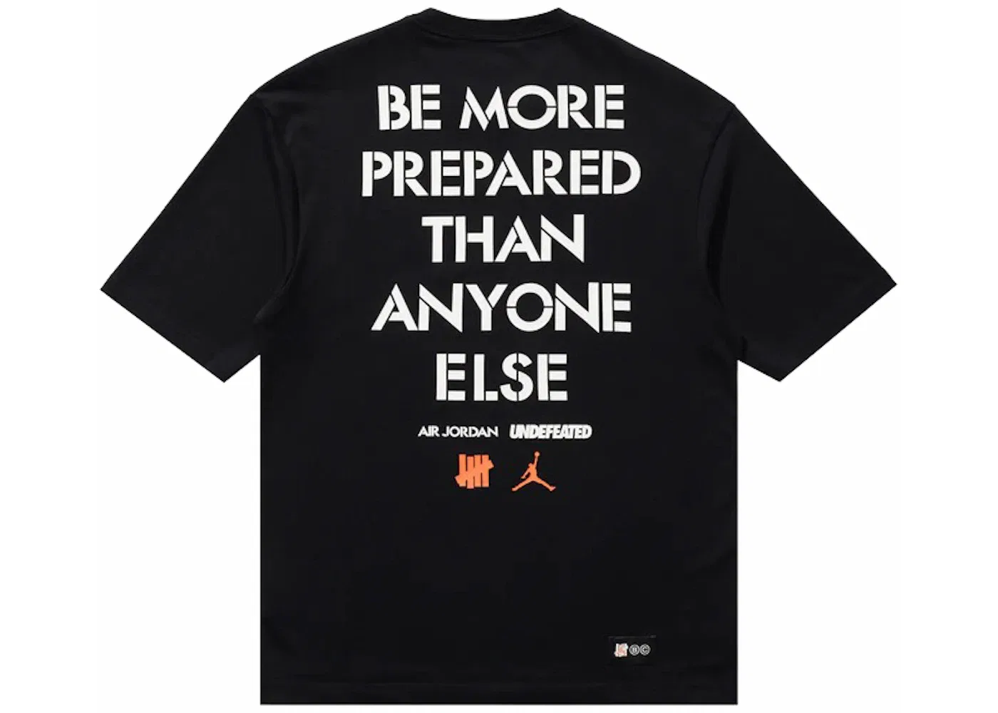 Мужская футболка с длинным рукавом Jordan x Undefeated Strikes Tee, Black — фото 2