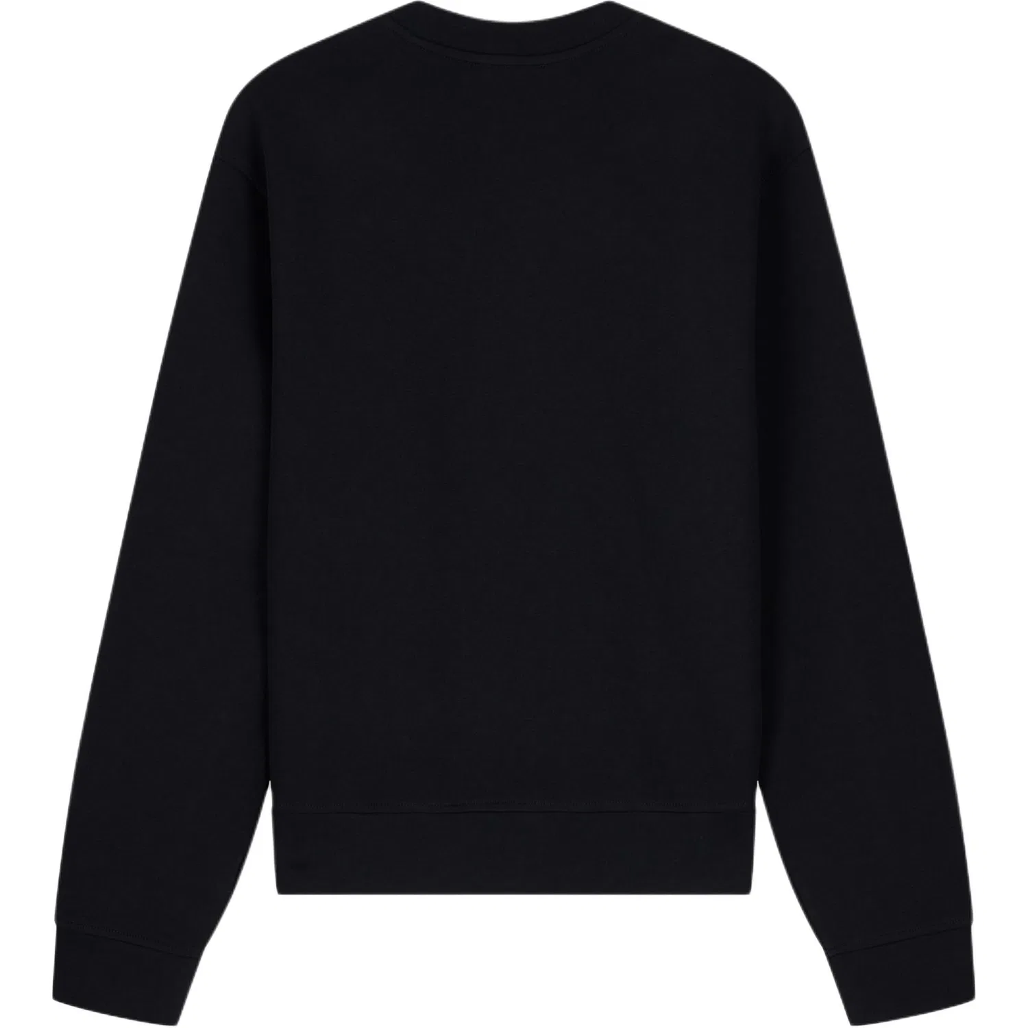 Мужской свитшот с круглым вырезом и прямым кроем Black EMPORIO ARMANI, Black — фото 3