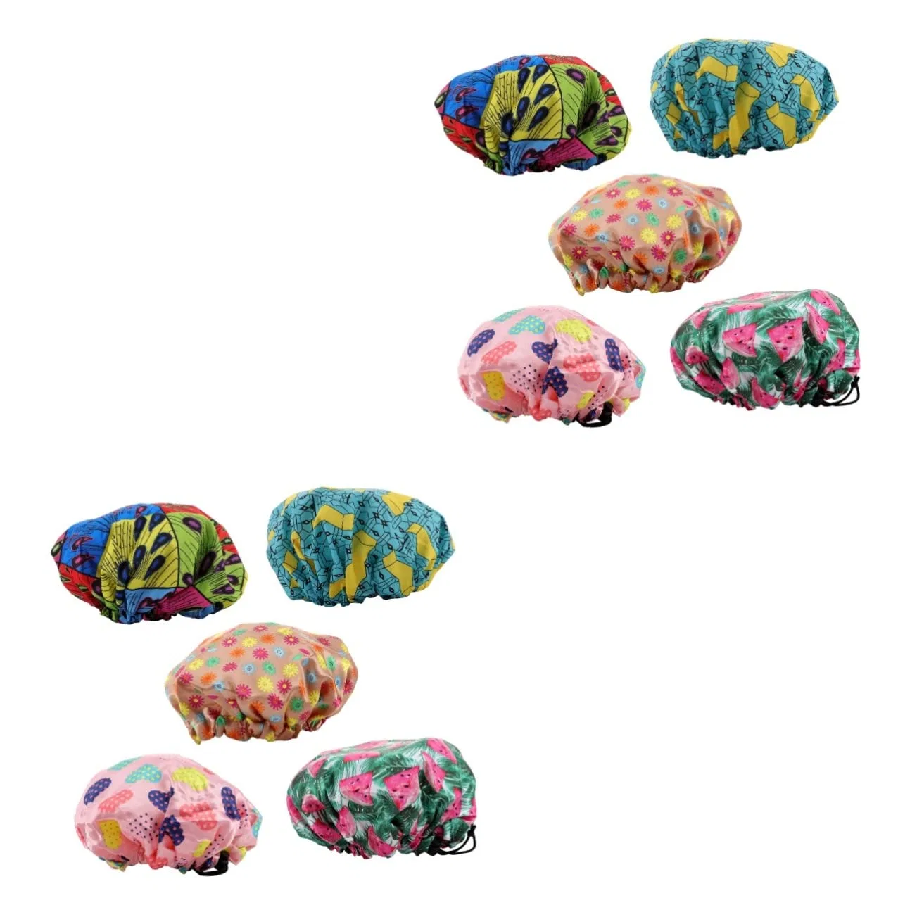 Шапочка для душа, 10 шт, Amosfun, мультиколор