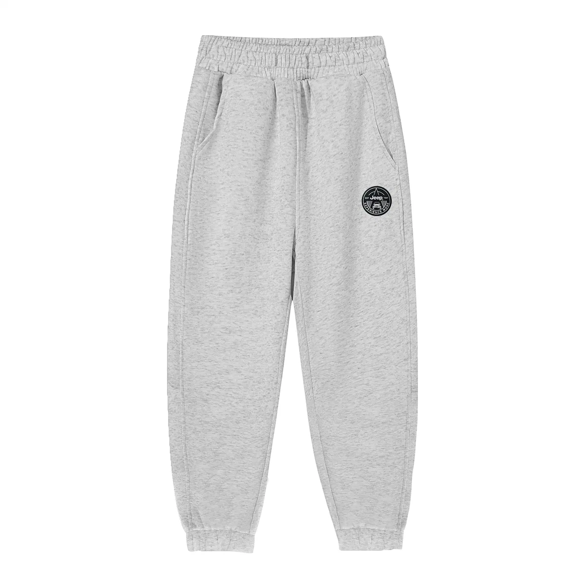 Детские спортивные штаны из трикотажа с принтом Jeep Fashion Sports Collection, Coffee — фото 3