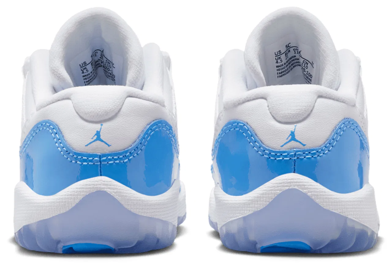 Кроссовки для мальчиков Retro 11 Low Jordan, цвет White/Blue/Black — фото 3