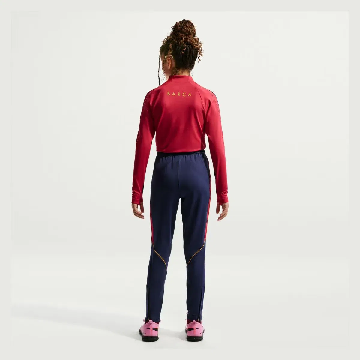 Детские штаны для мальчиков с логотипом FC Barcelona Nike, Azul Oscuro — фото 2