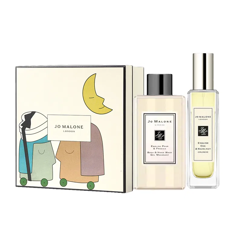 Набор парфюмерной воды Jo Malone London UK Oak & Hazelnuts 30 мл и геля для душа English Pear & Freesia 100 мл, Jo Malone London, Brown